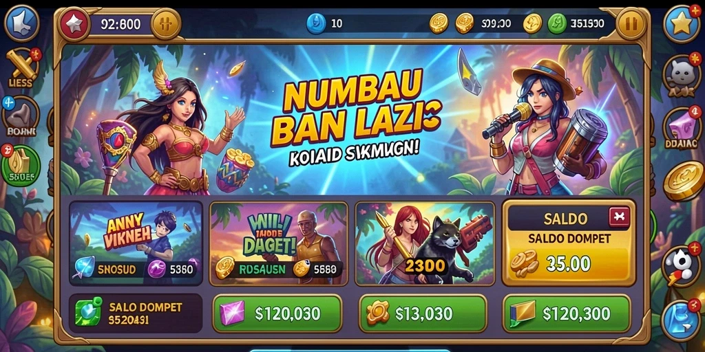 Tema permainan yang variatif dan seru.